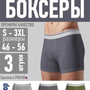 Набор трусов, Боксеры TOMMY BOXER SIMLEX-2, комплект 3 шт (Копировать)