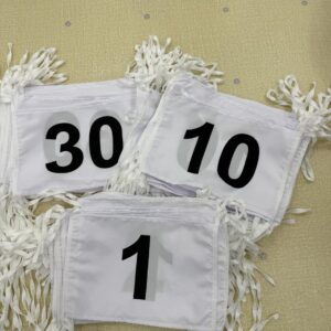 Стартовый номер для соревнований, 30х20см